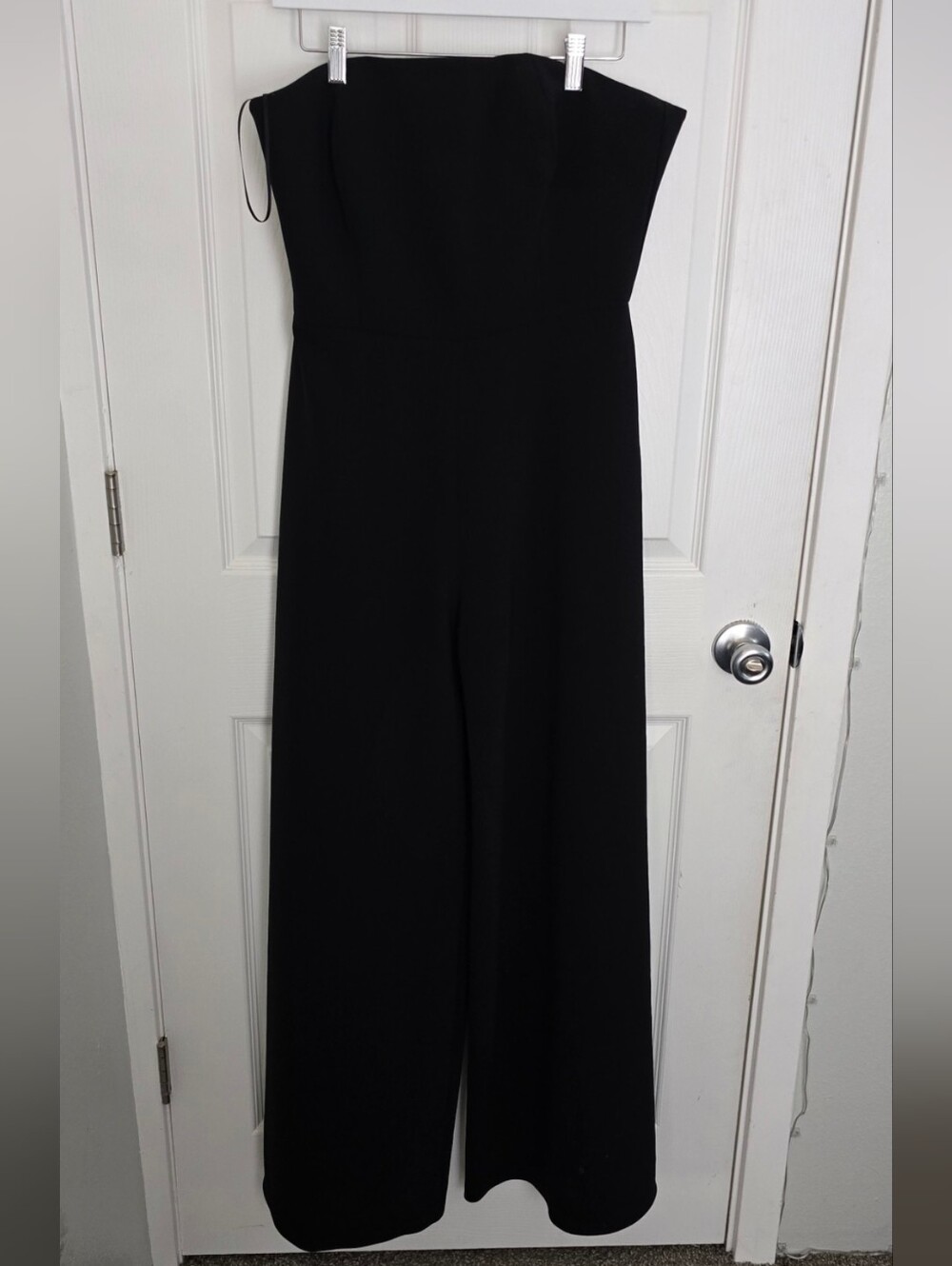 Nomi Fame Sarah Black Palazzo Jumpsuit Custom Corset Back